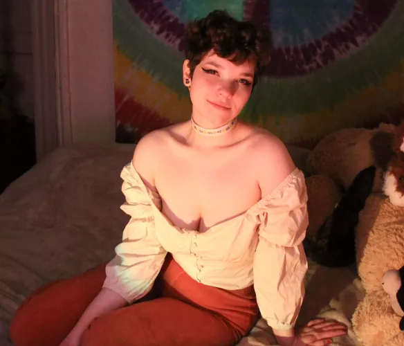 Short hair and easy access top 😉