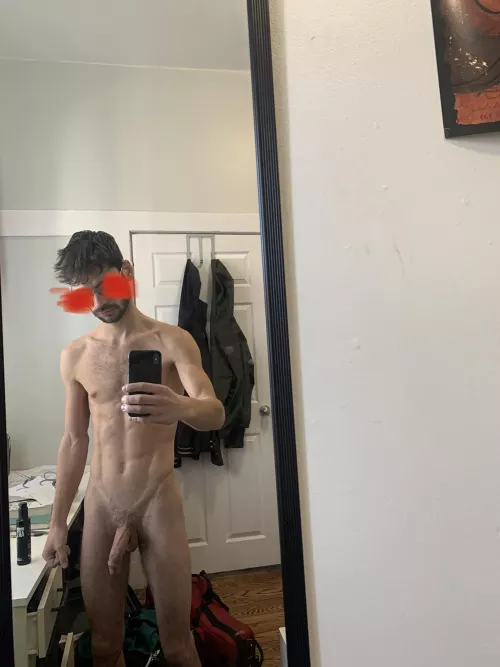 Skinny body with dick