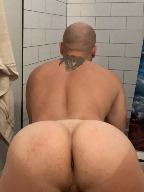 Stretching before shower