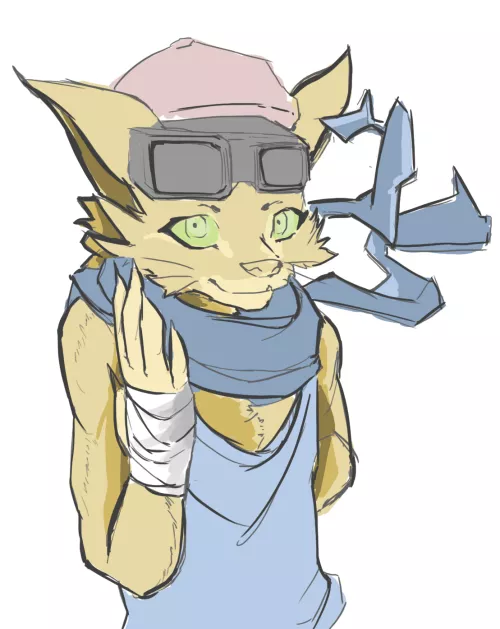 what you think of this fighter cat (by me) :3