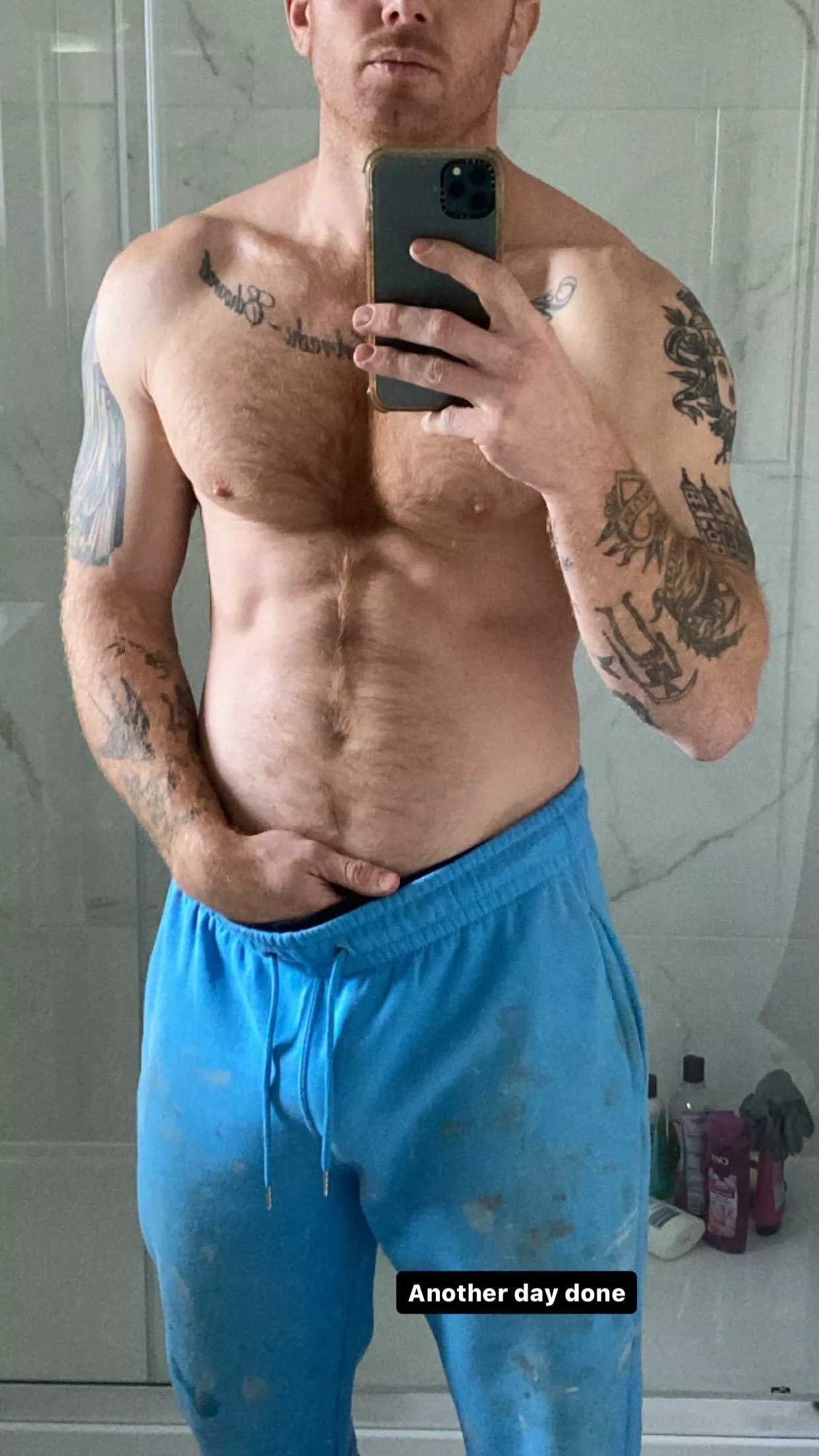 Your dirty tradie boyfriend just finished work