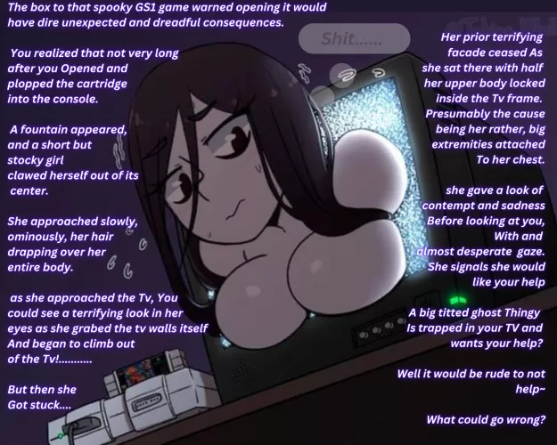 A fateful ghostly encounter 👻 [big tits] [ghost] [stuck] [nude] [Artist -Tobias Wheller]