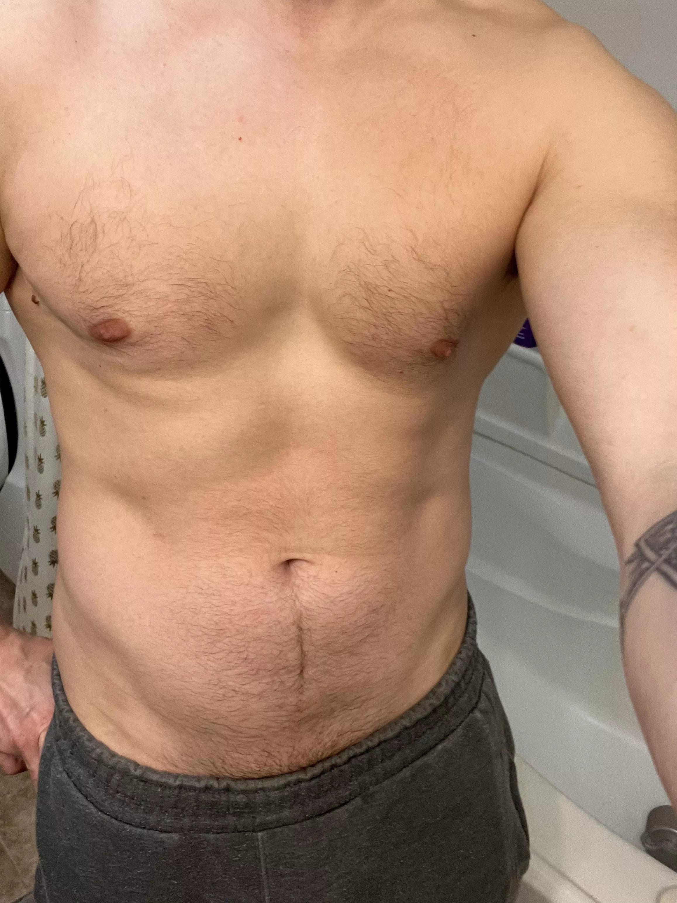 After a very warm shower