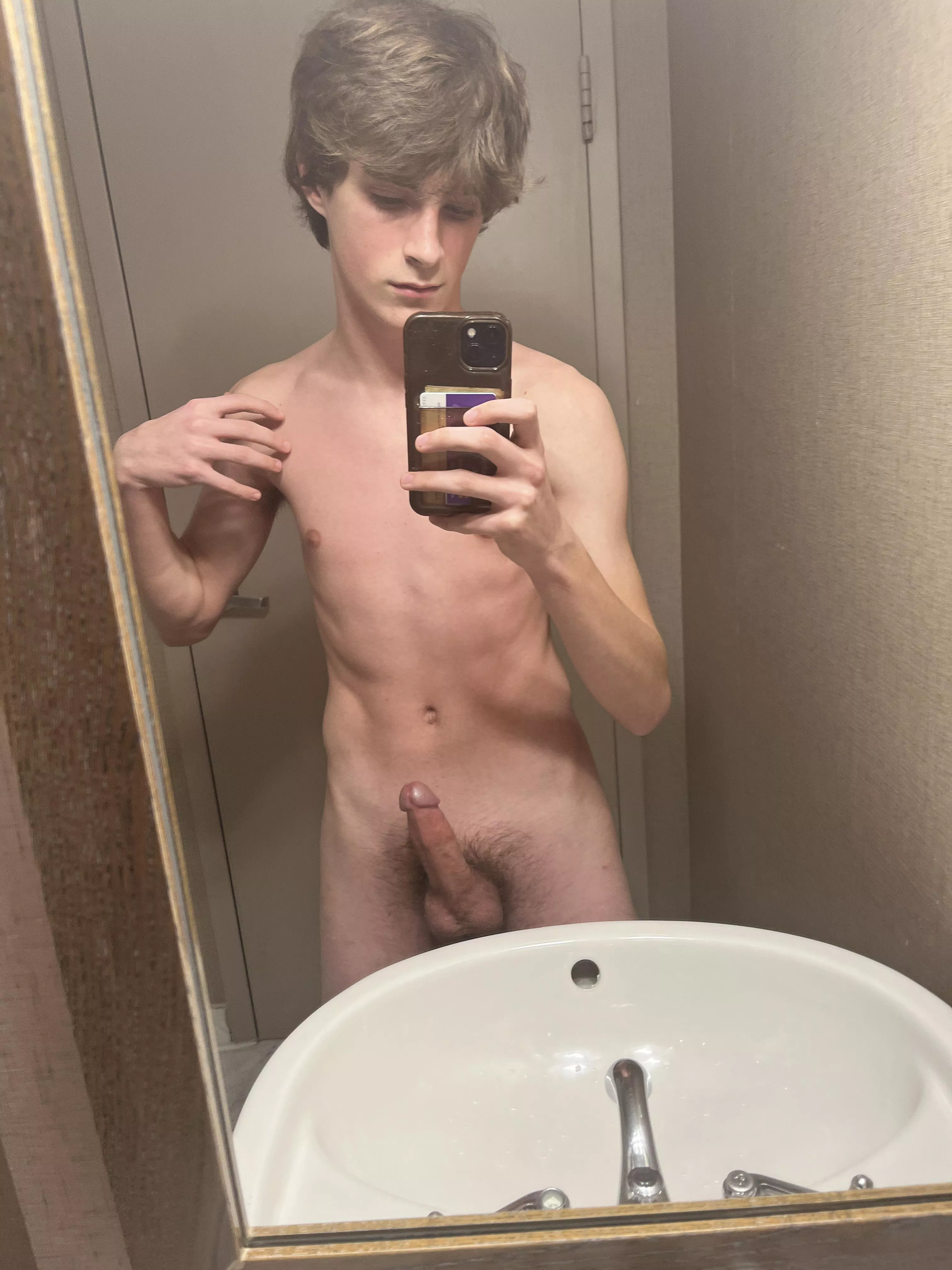 anyone appreciate a barely legal teen with his cock out