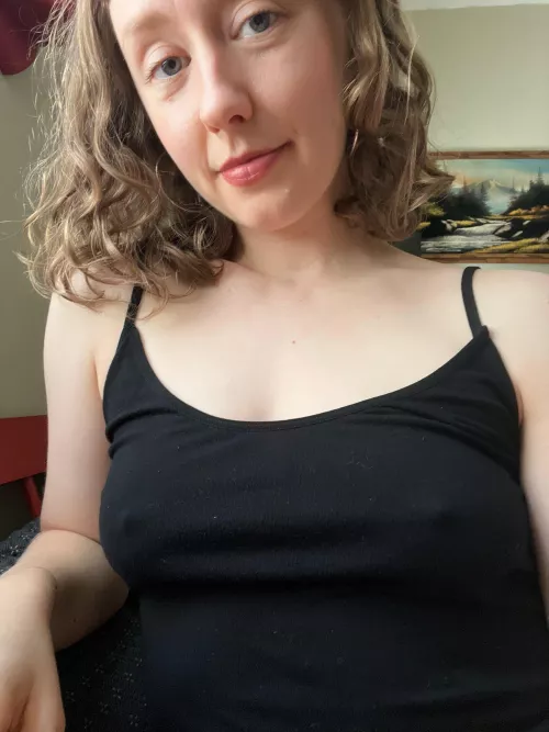 Couch potatoes don’t need bras!