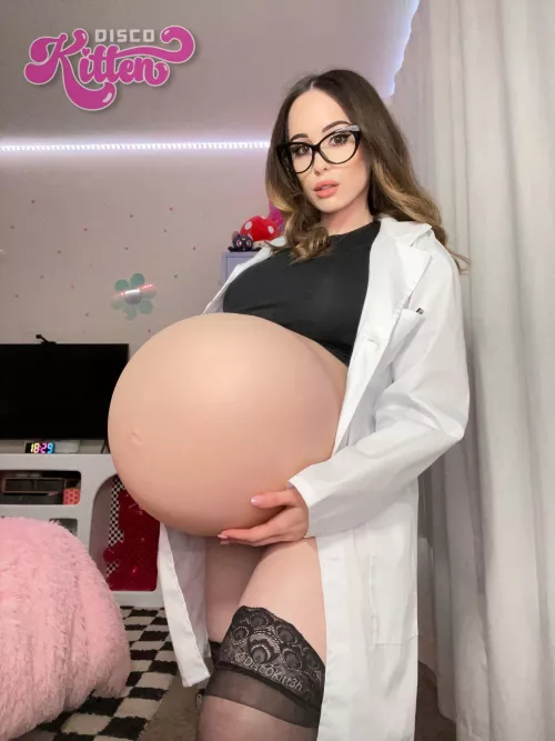 Do you need a sexy preggo Lab assistant?