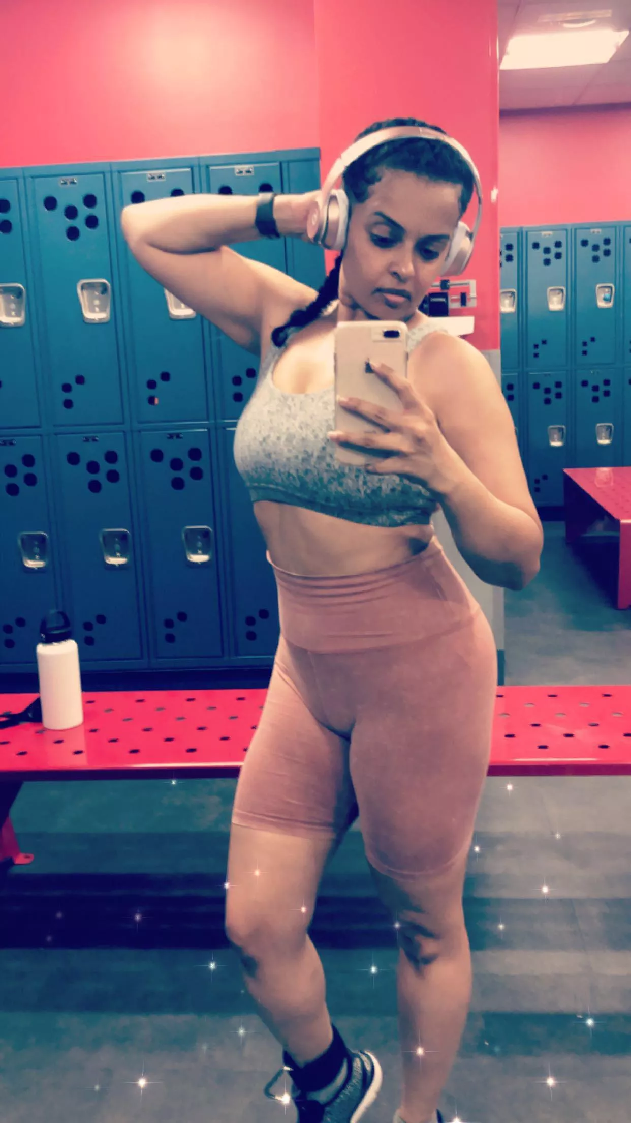 Feeling pumped after a great full body workout 🏋️‍♀️