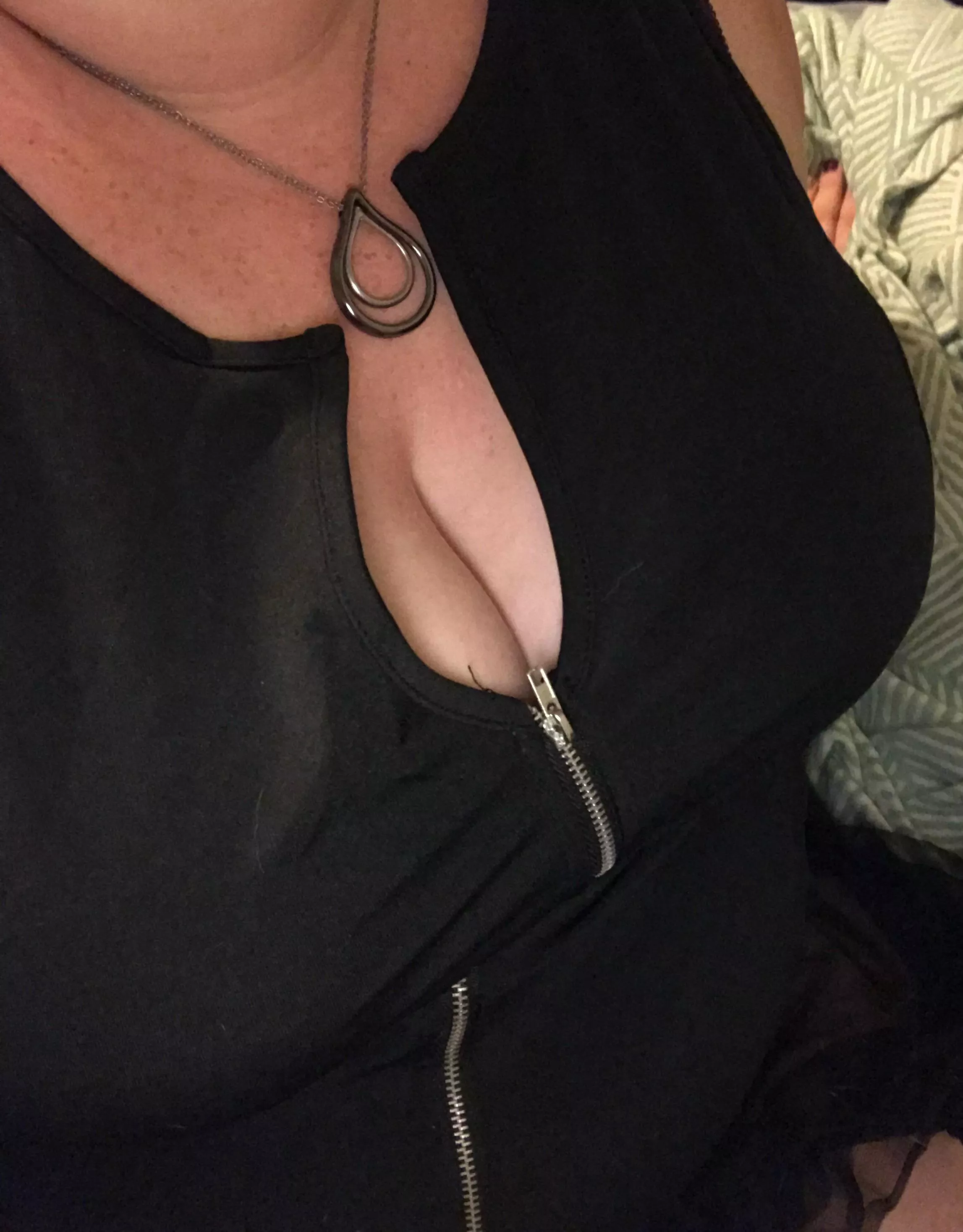 Going out tonight- my dress cuts low and my skirt shows my ass when I bend over. You going to touch me if you see me out?