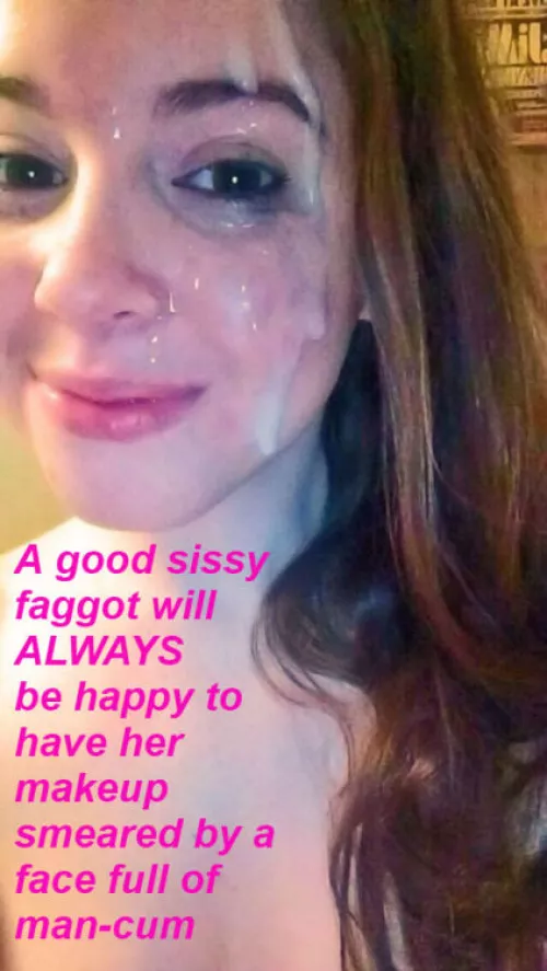 I do my makeup to earn his cum