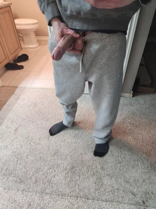 I want to test your gag reflex baby