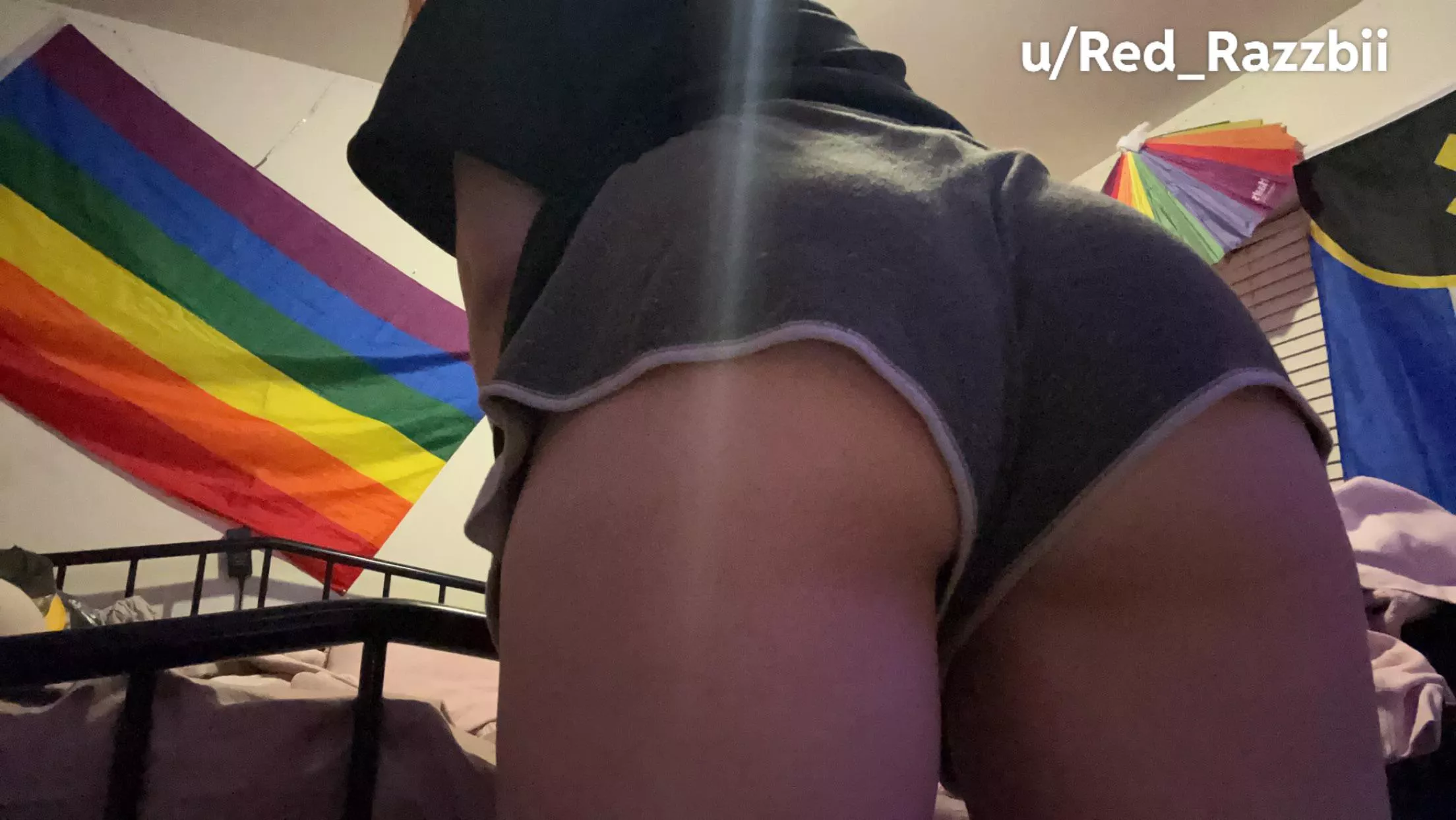 I’m just so cute when bent over. But you could see it more on my OF 💗☺️