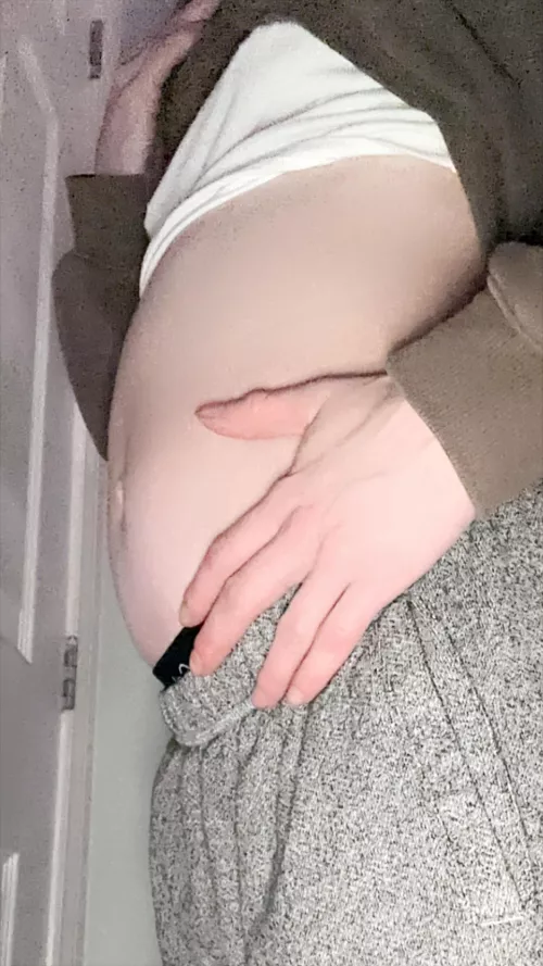 My tummy is still swollen!