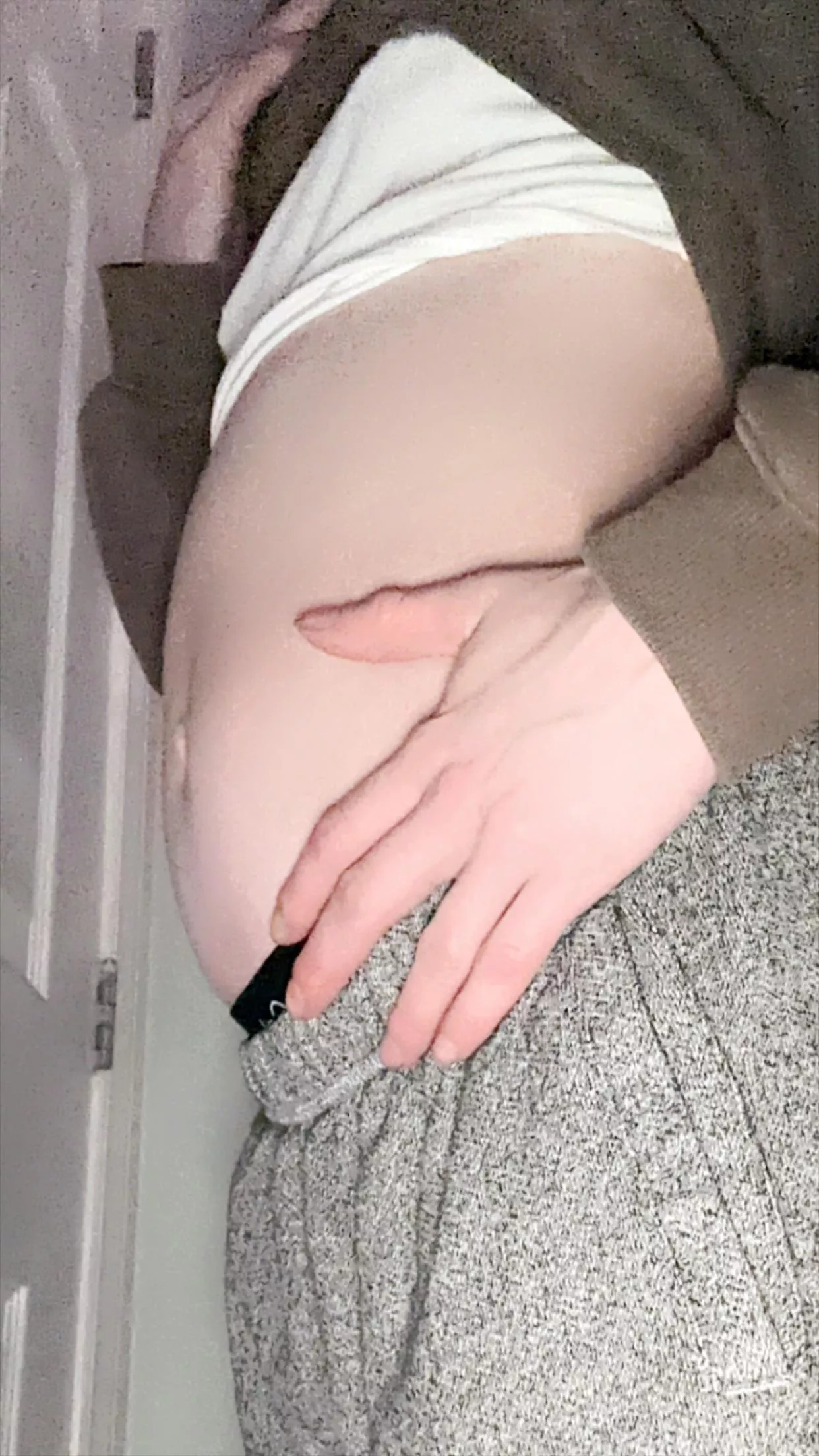 My tummy is still swollen!