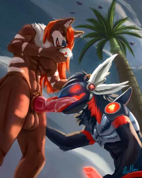 On the beach (hallas)