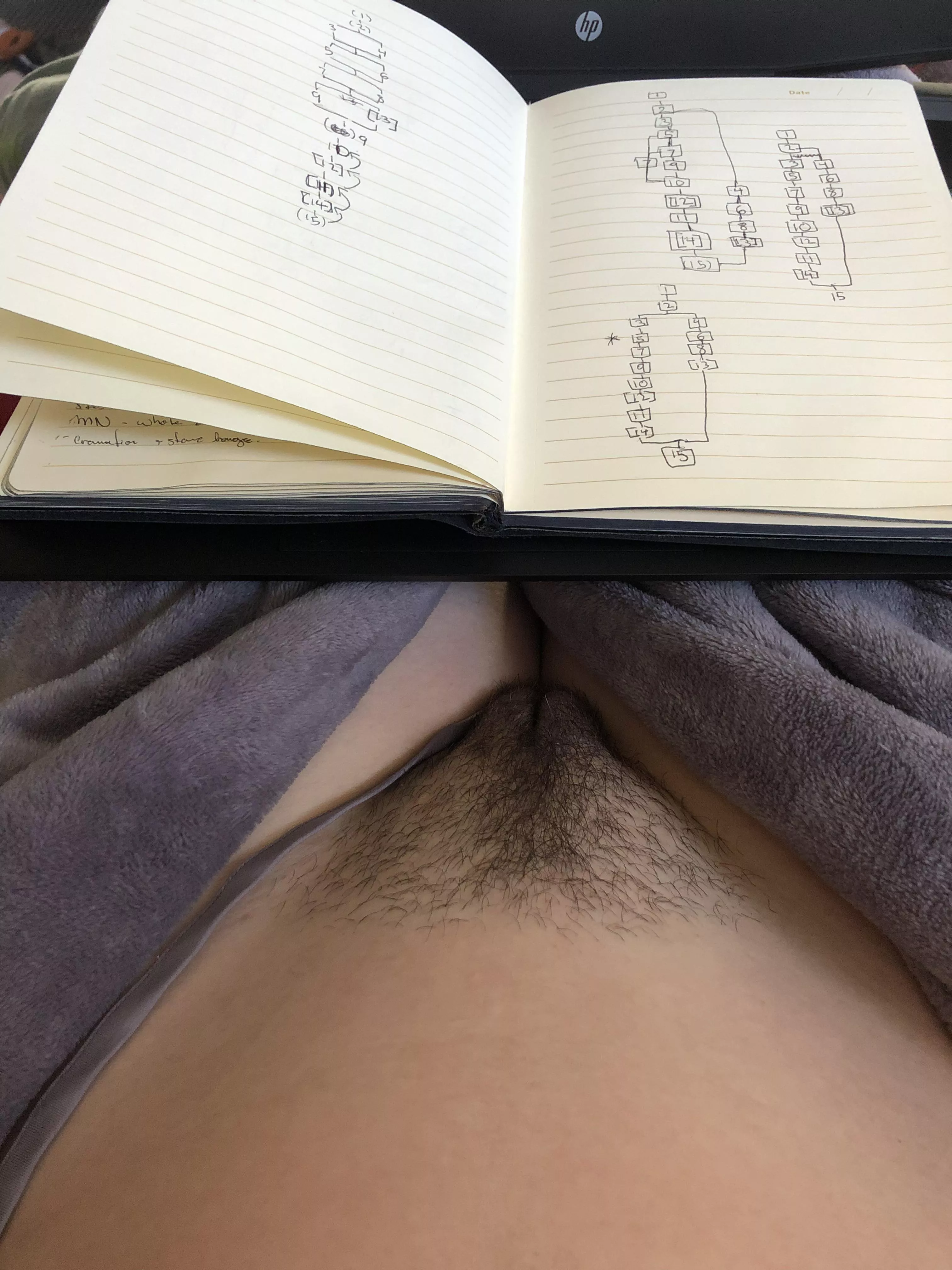 Pussy out when studying. It's the law now.