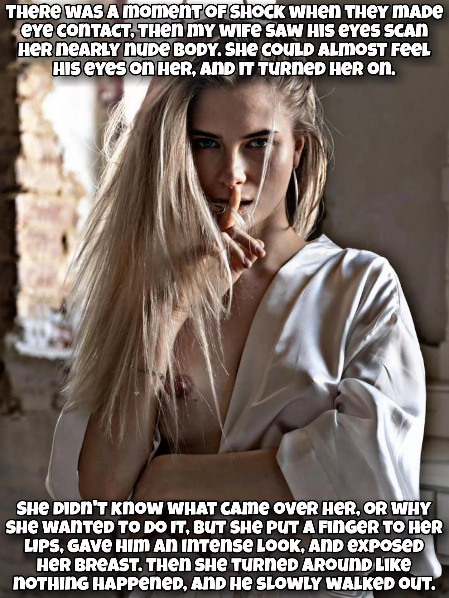 She didn't know why...