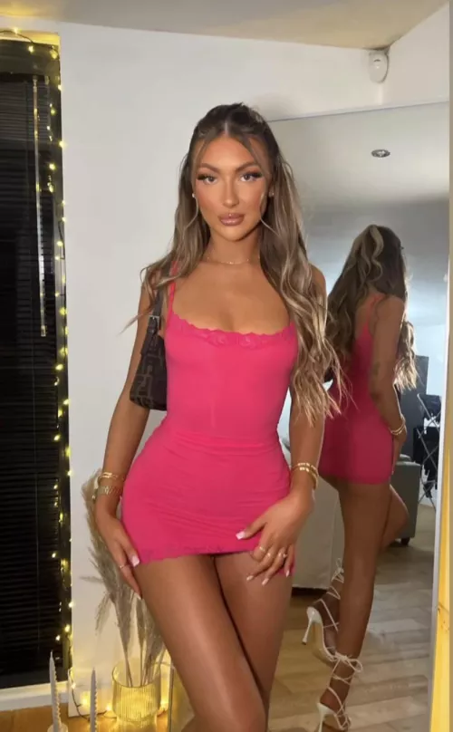 Tiny pink dress