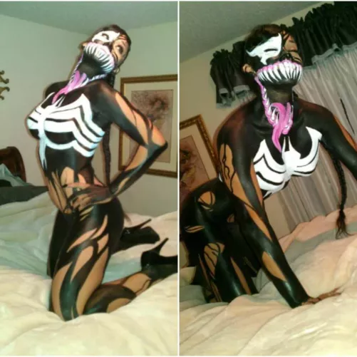 Venom halloween costume [X-post from pics]