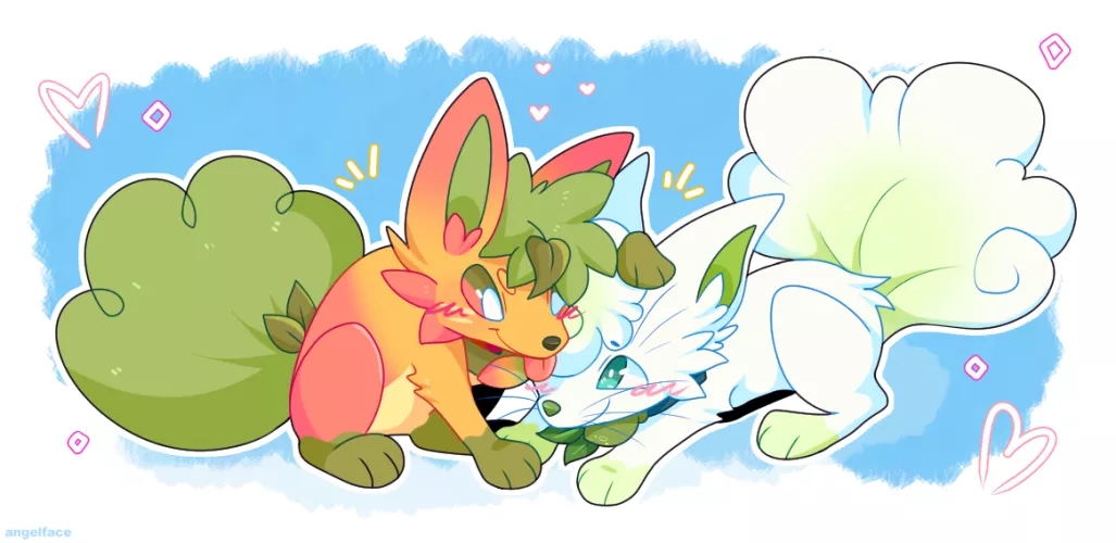 vulpix buddies (MY ART)