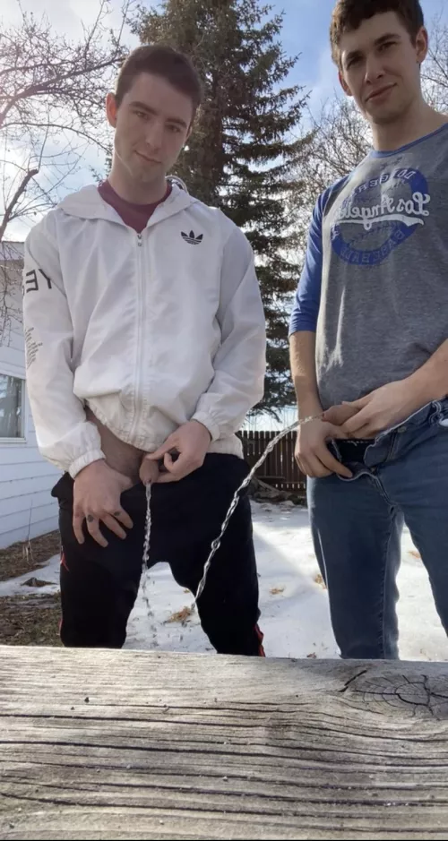 Who’s got a thing for pissing outside? I know I do