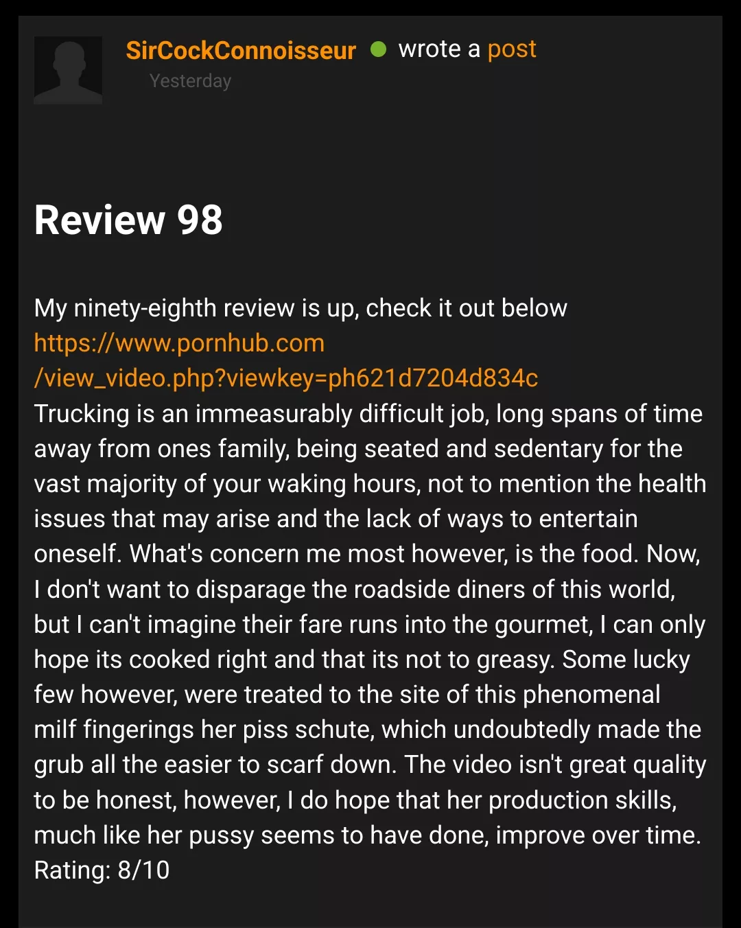 A treat for truckers