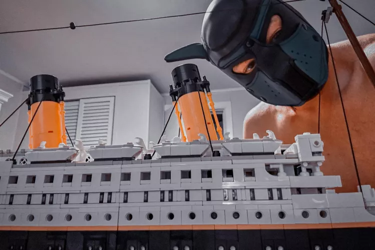 Alpha pup finished the #titanic of a Lego project