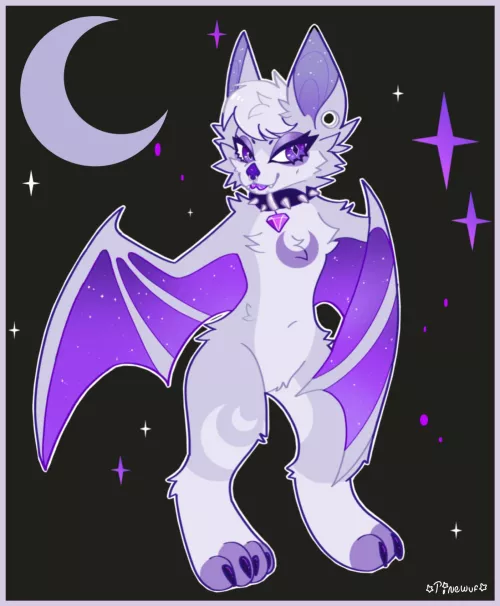 Batty 🦇⭐️ (my artwork, my design)