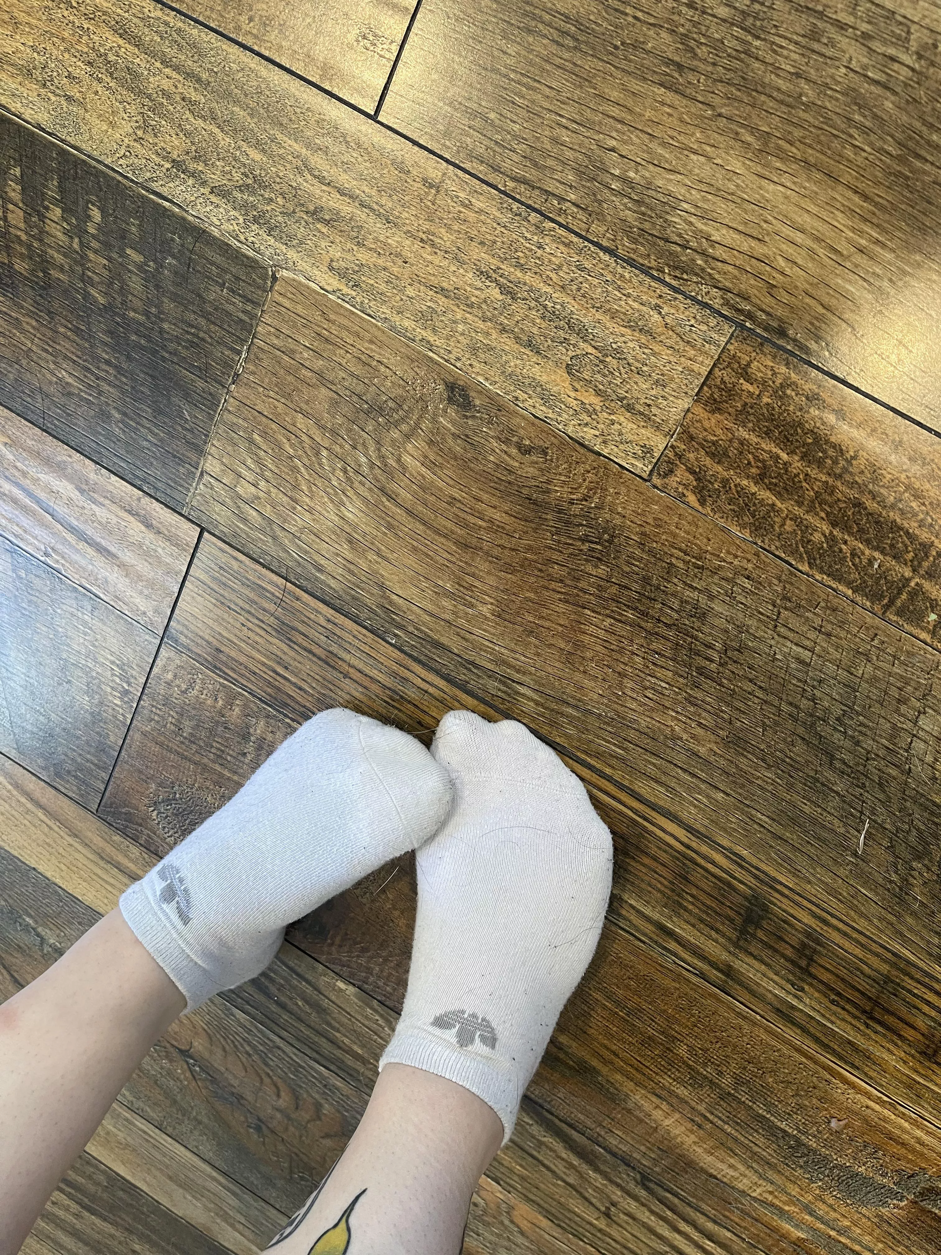 Did my Sunday cleaning, now my socks are super dirty!!