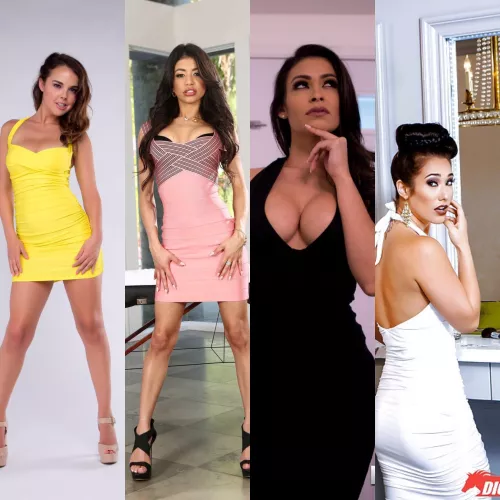 Dillion Harper, Veronica Rodriguez, Katana Kombat and Eva Lovia