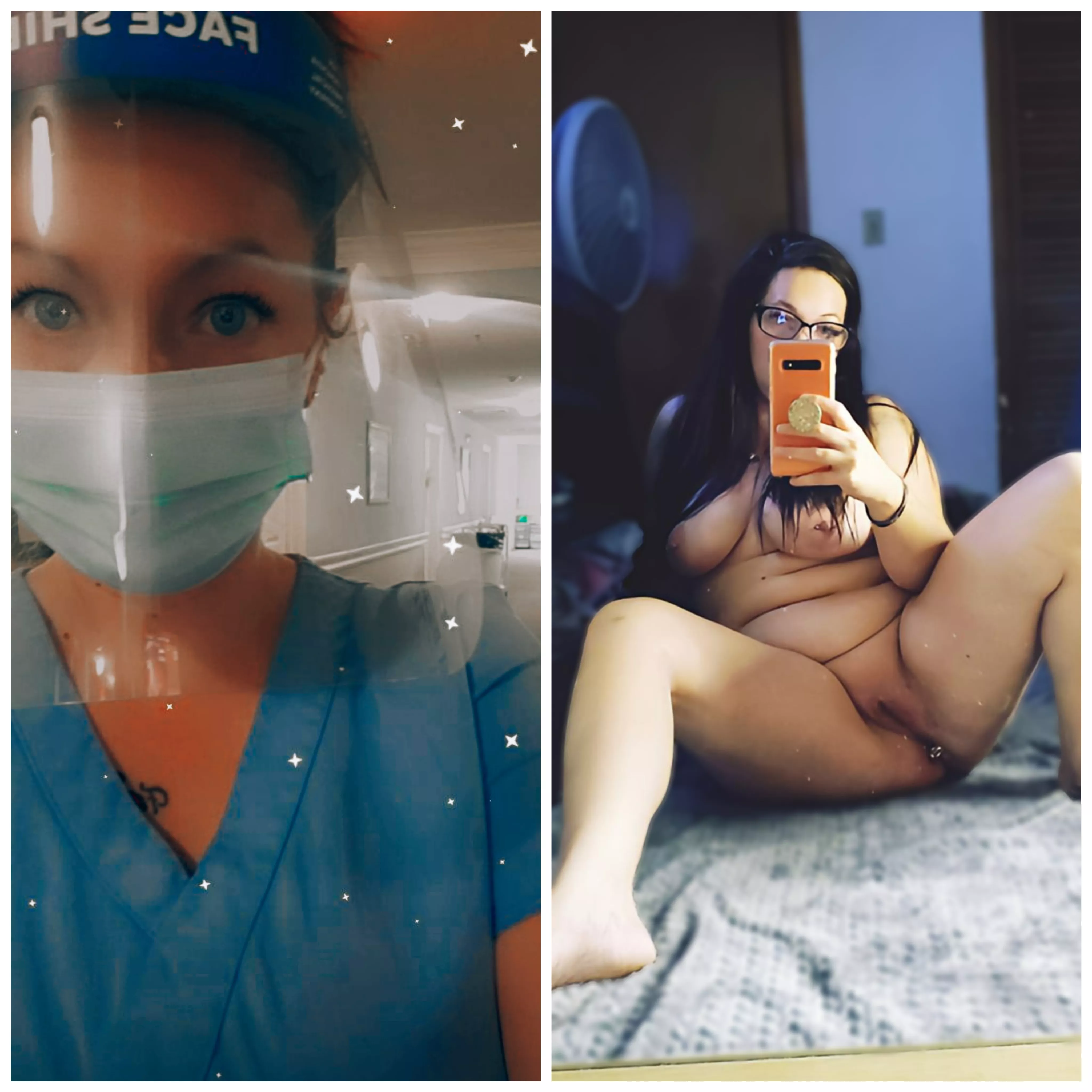 Ever wonder what we hide under our scrubs ?