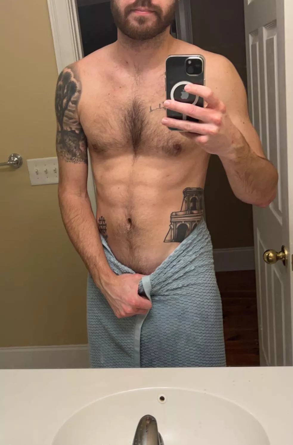 I like to keep my tattoos hidden under t-shirts