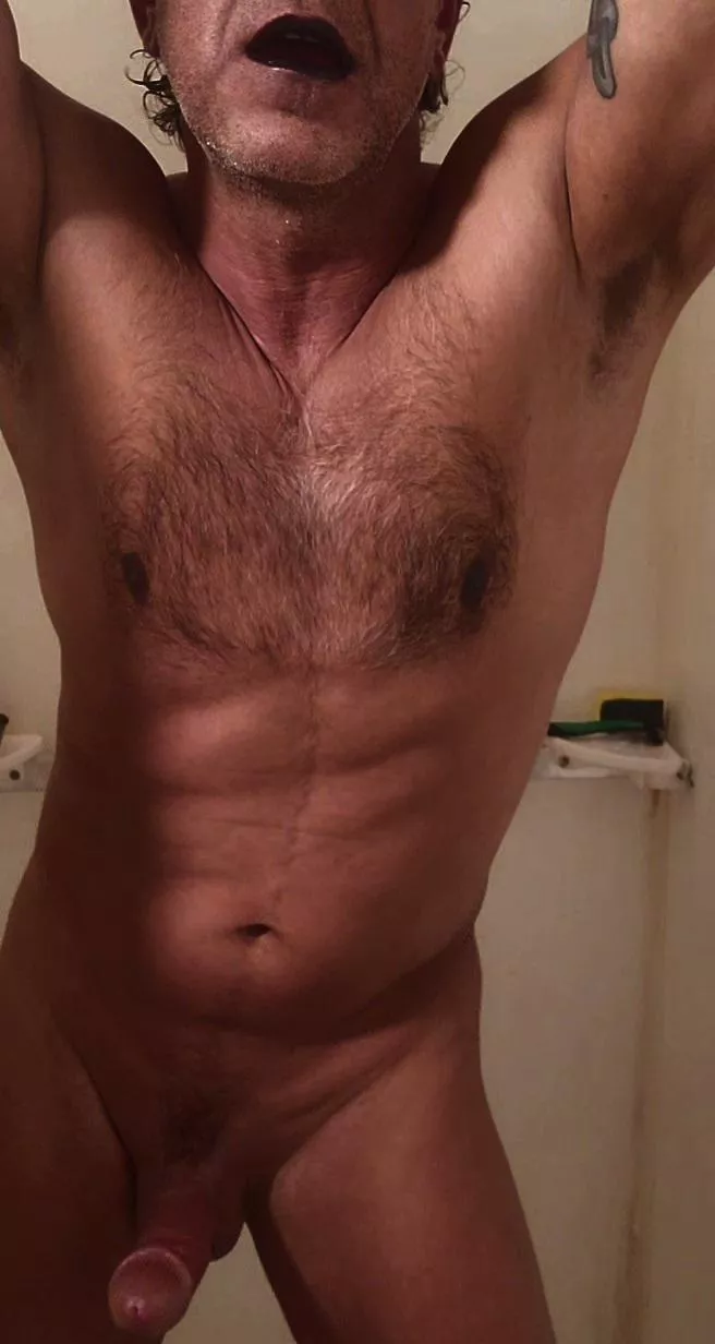 I'm gonna have to shower to clean off my lips and nipples.