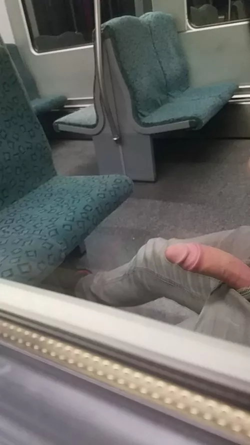 In an empty train 🙃