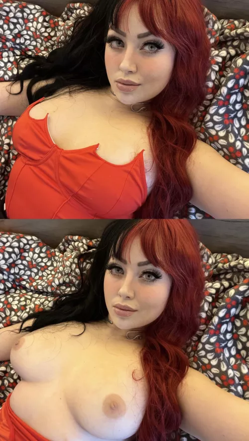 It's important if I'm your girlfriend that you suck on my tits at least once a day