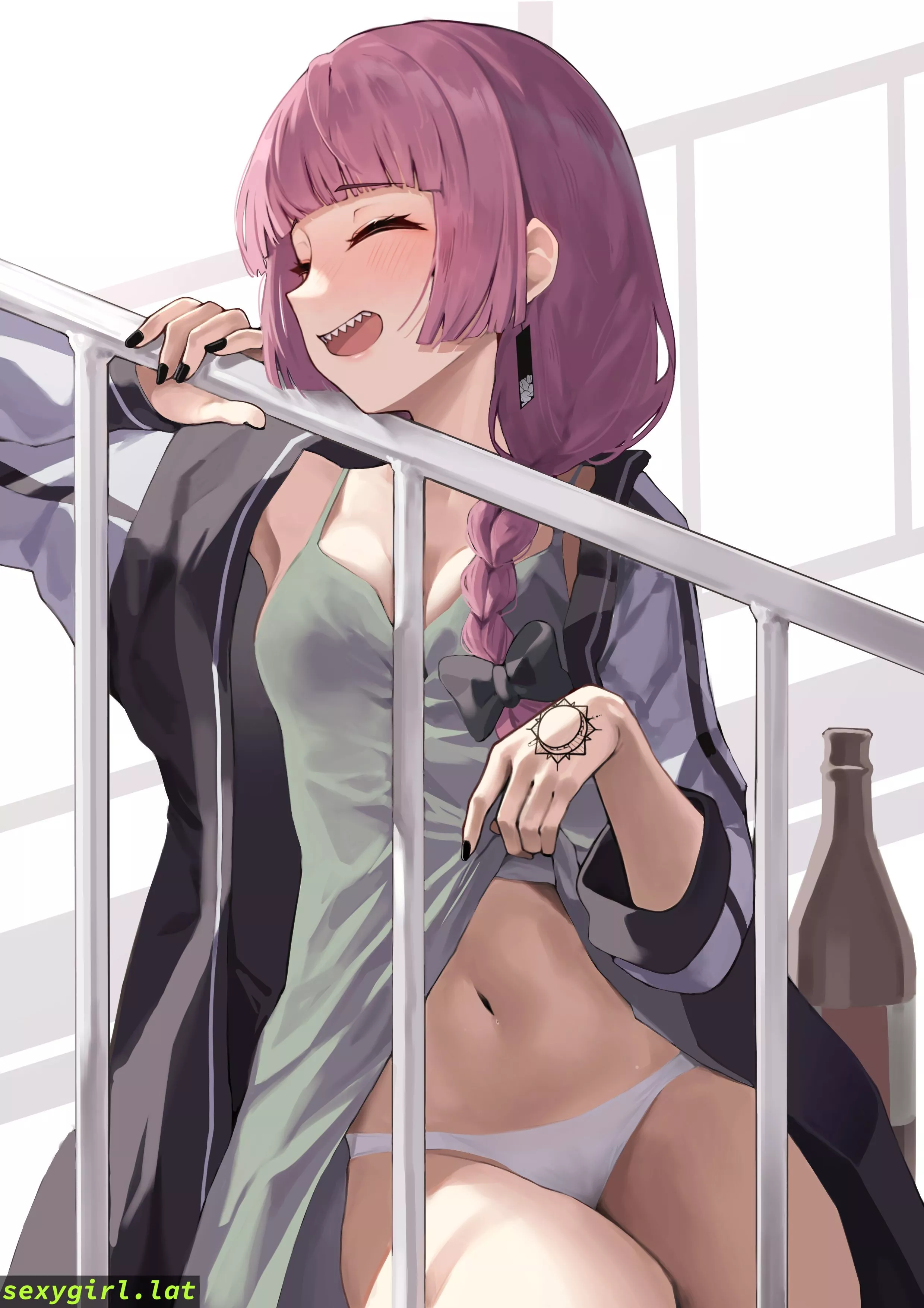 Kikuri Hiroi after a drink or two (Pomp) [Bocchi The Rock!]