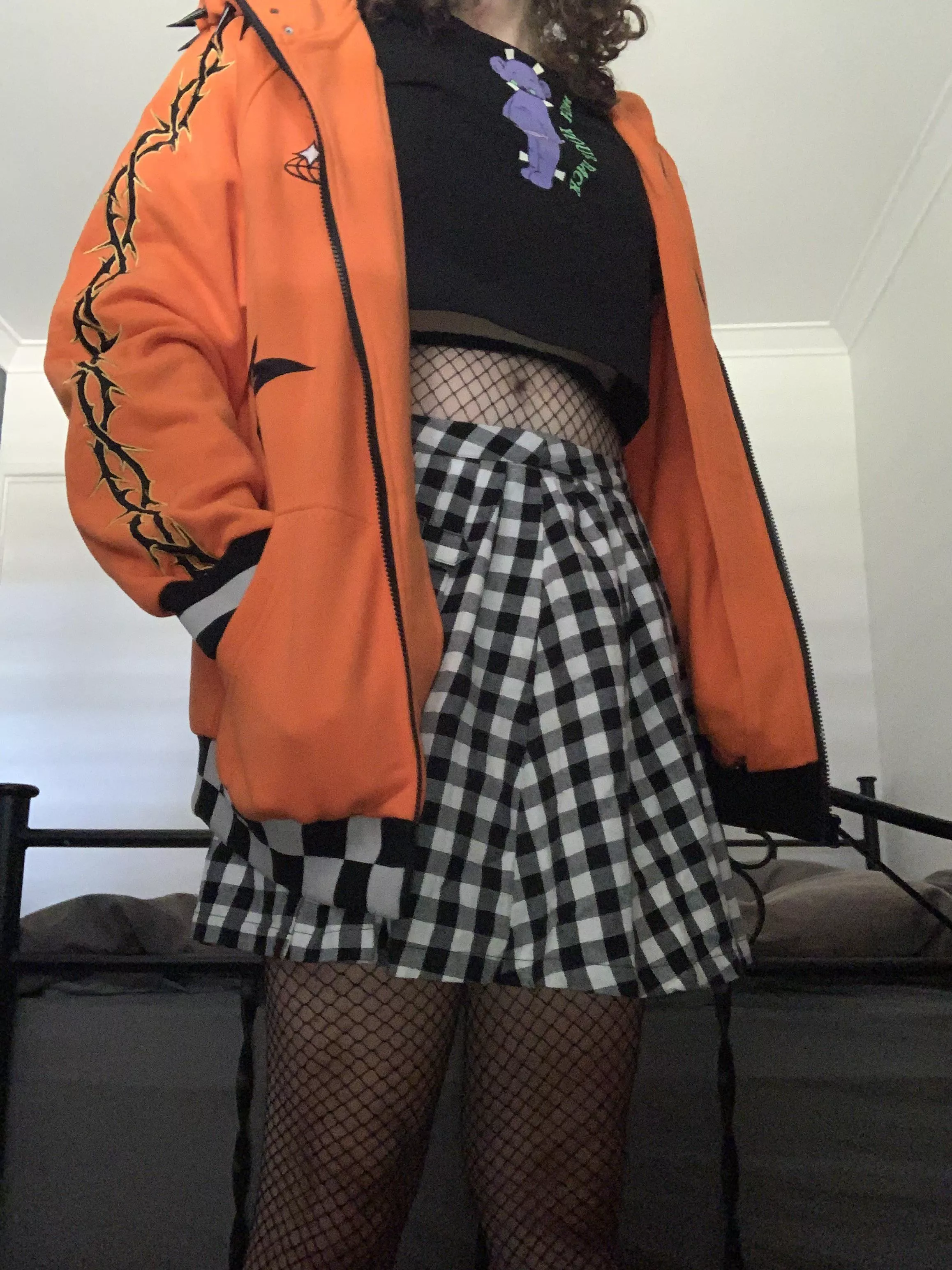 New fit! (jacket) I think I may be an actual femboy now 👀