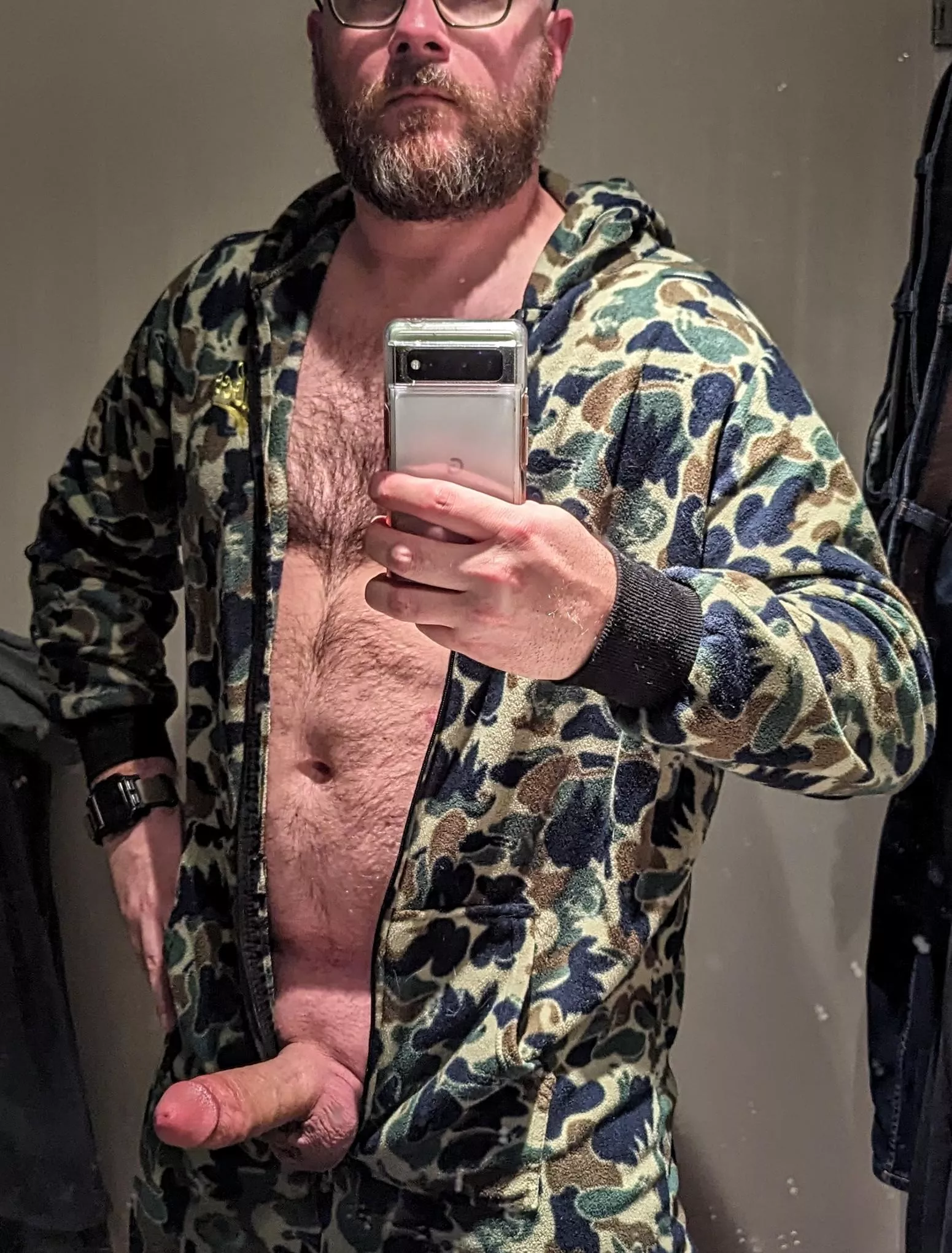 Onesies are great until you get hard and have to fully unzip [39]