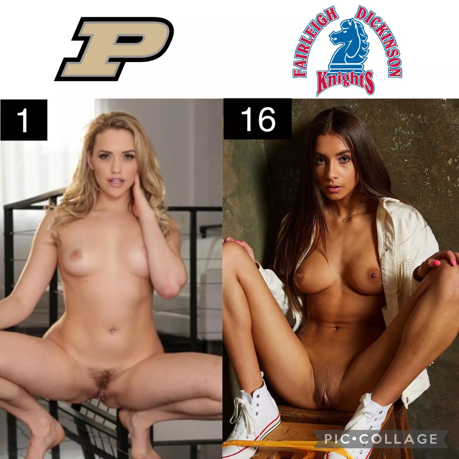 Pornstar March Madness: Round of 64 [Mia Malkova] vs [Vanessa Alessia]