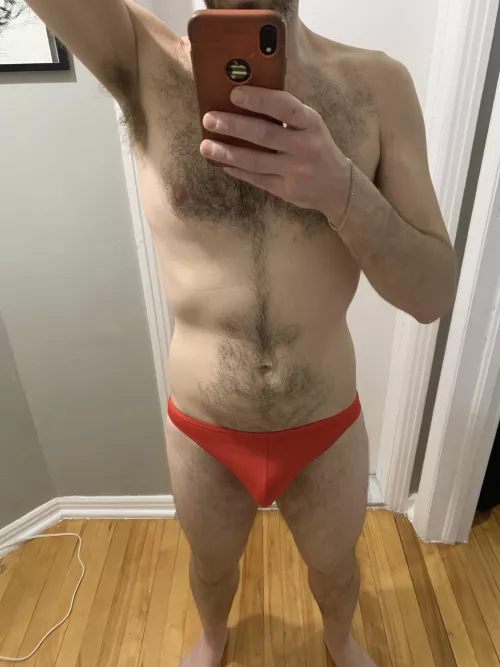 Red Hom bikini briefs