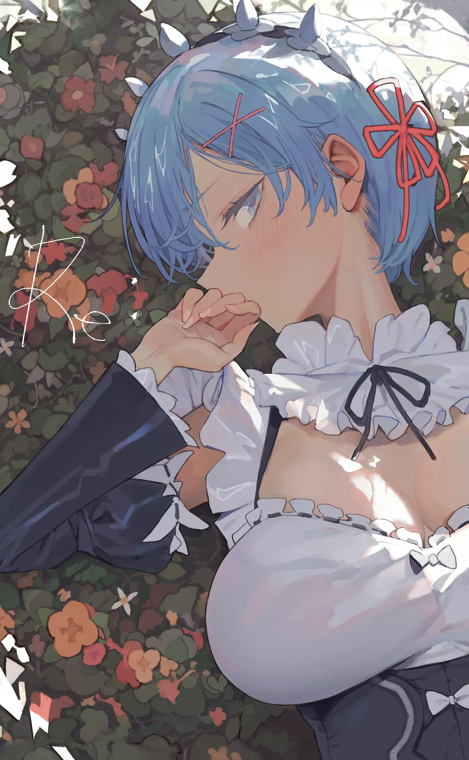 Rem looks so cute!