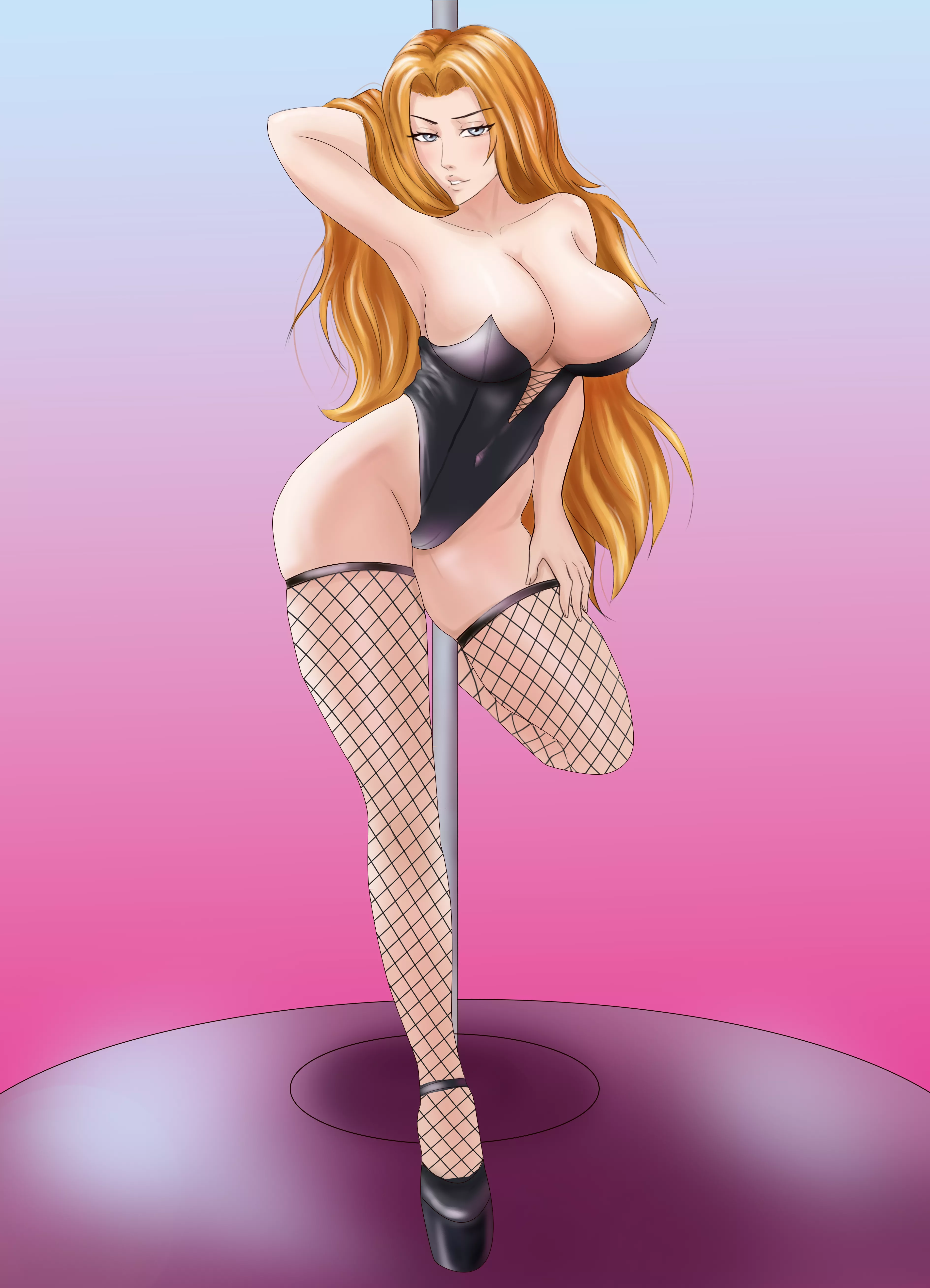 Stripper Rangiku [tanitiart] (bleach)