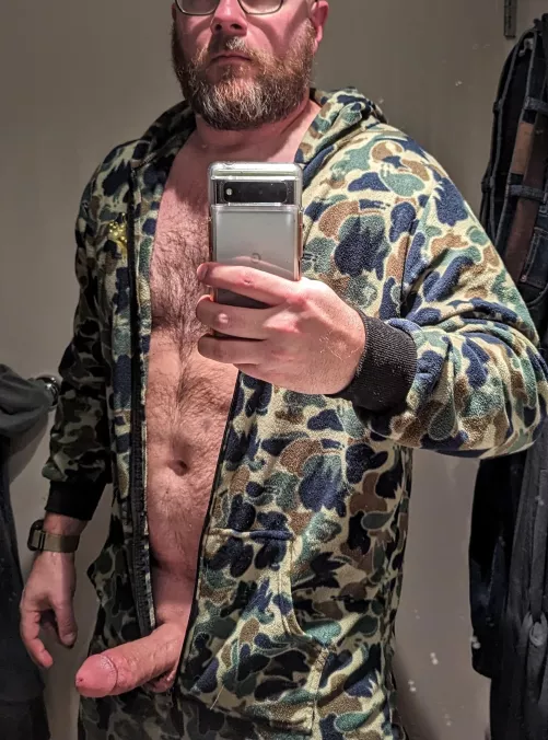 The zipper was starting to hurt