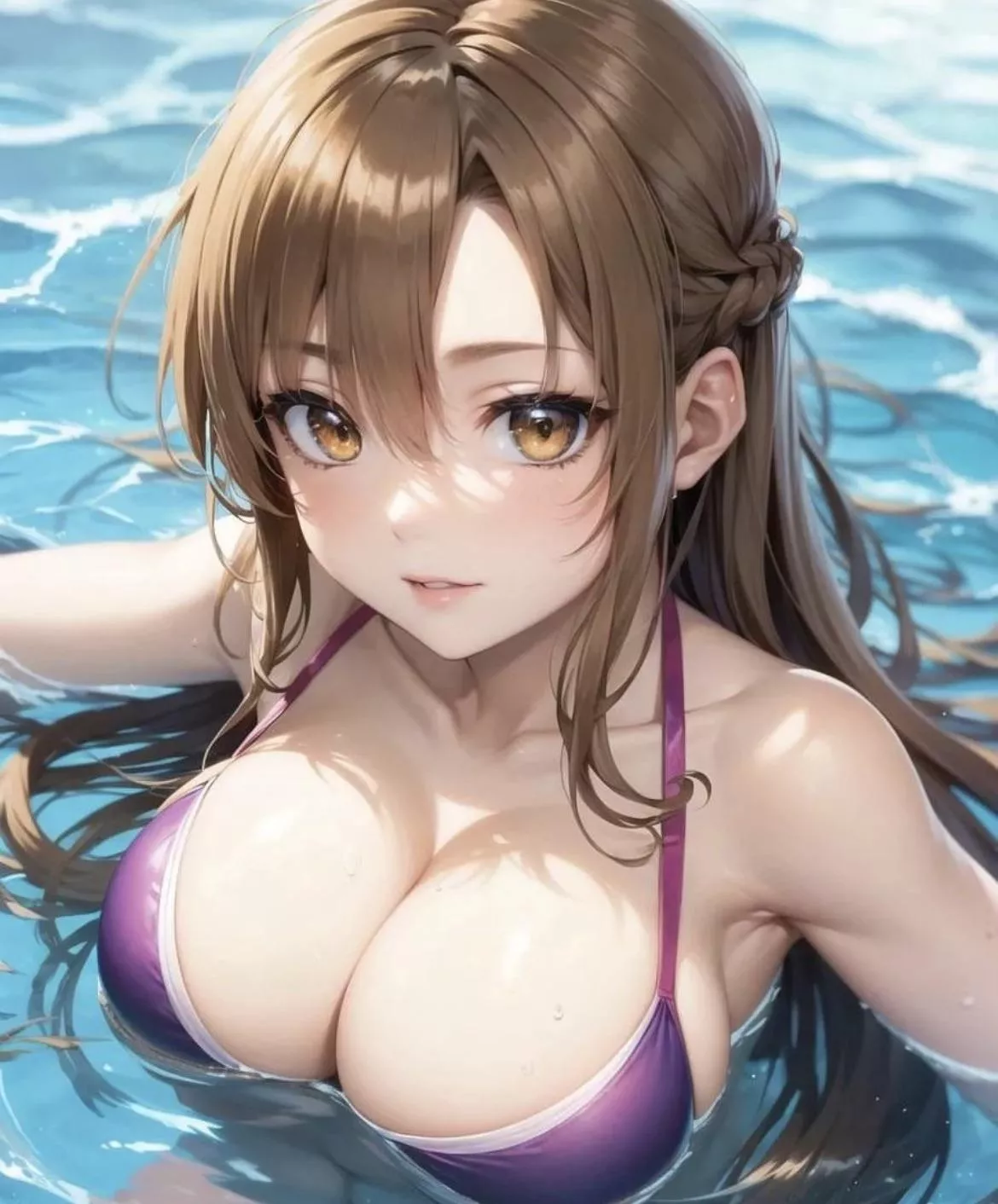 Wanna swim with her? 🍒