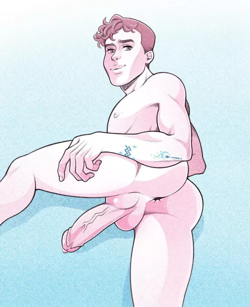 Want to share this illustration of me by @hornyyberry (twitter)