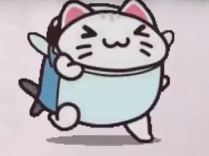 What's the name of this cat character and its origin? I've seen it used a lot in Korean streams
