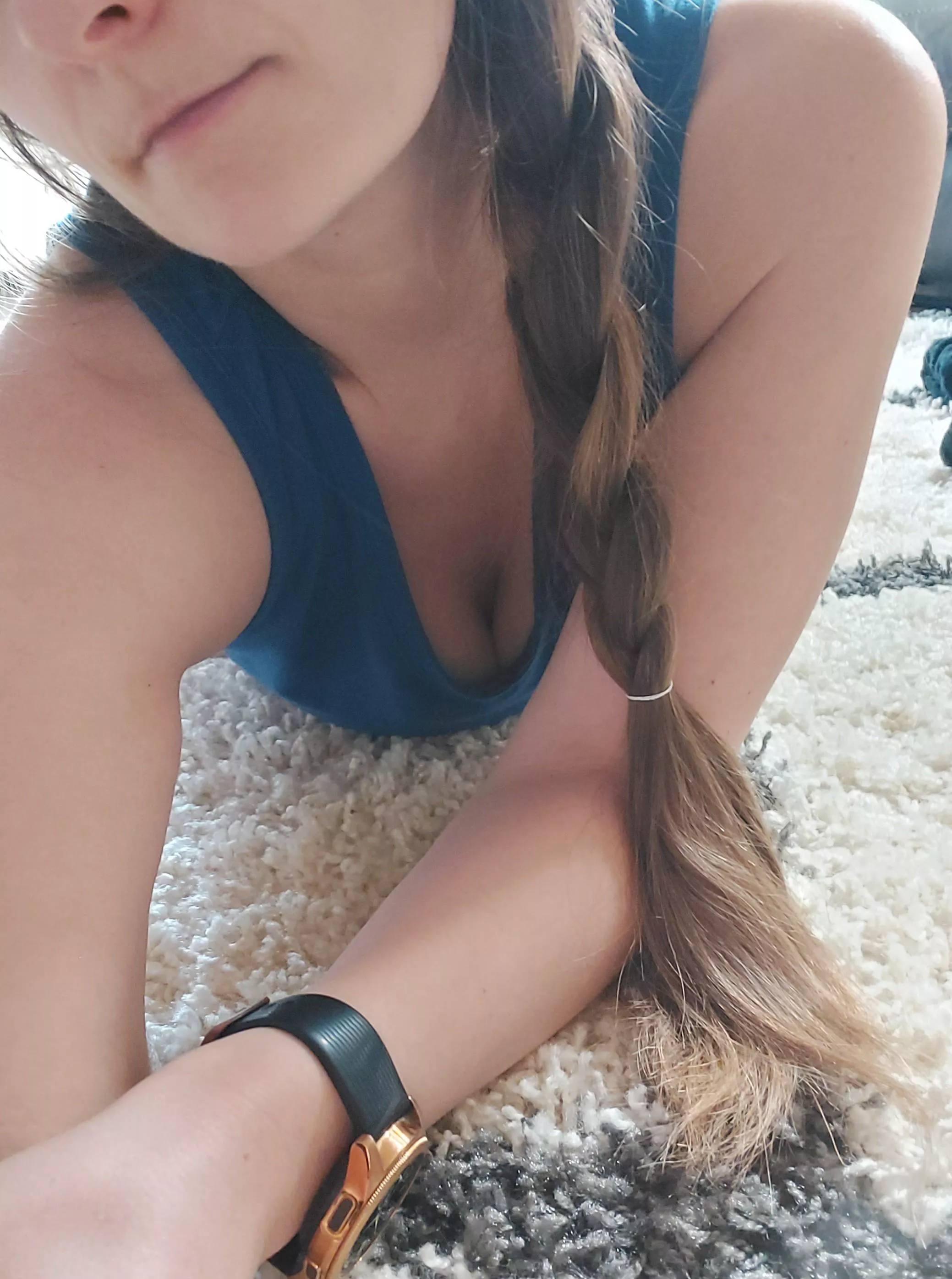 All done with my workout and catching my breath.