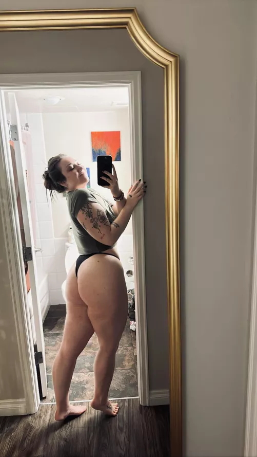 Can I distract you with my ass for a second?