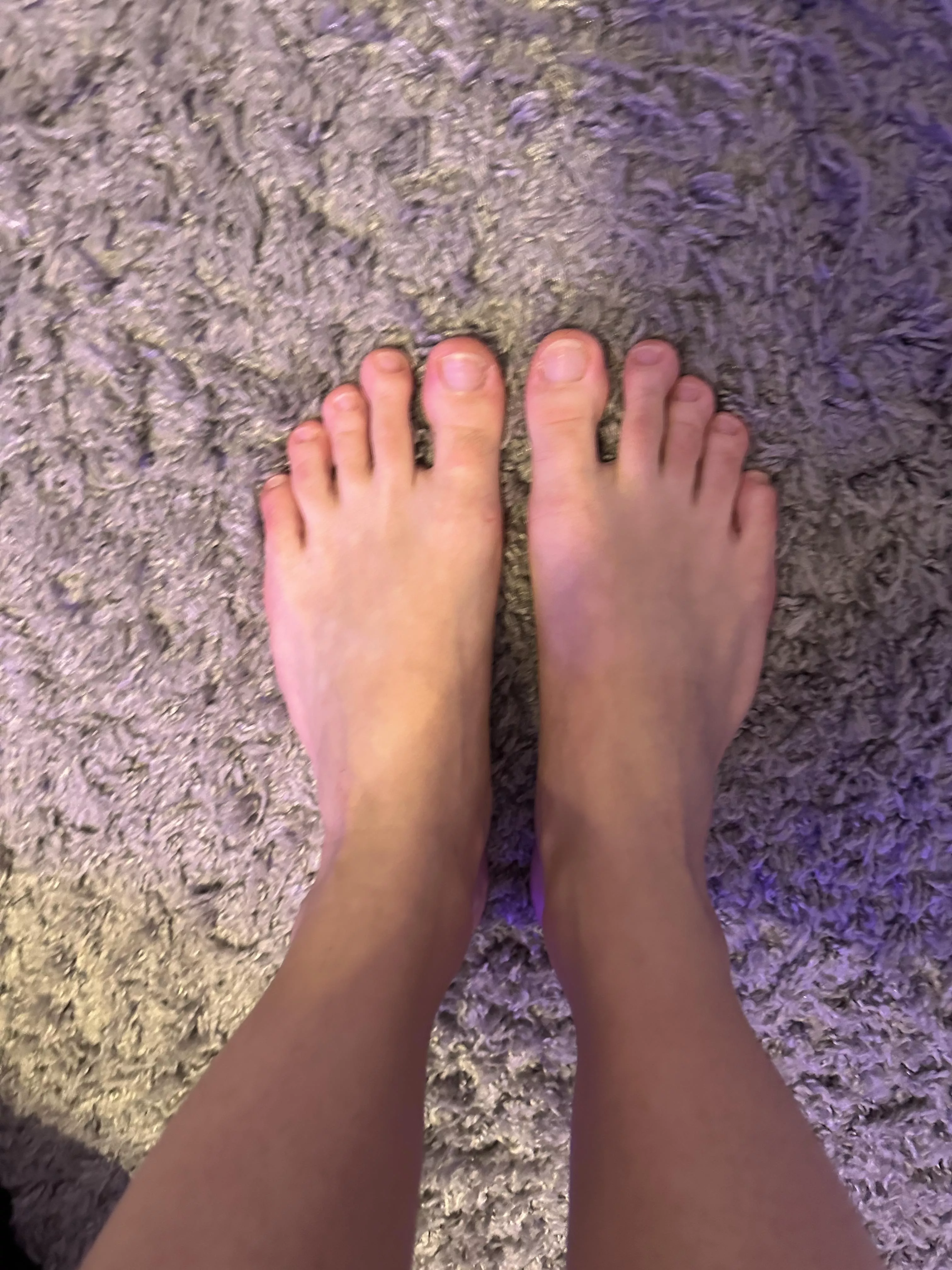 can I rest them on your face?