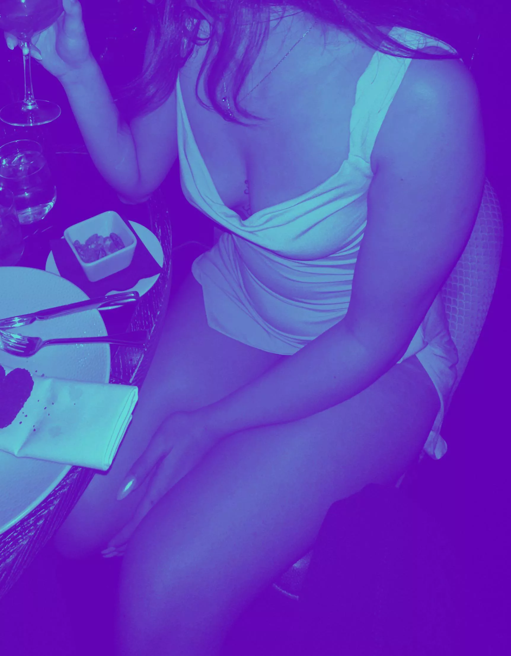 Date night with no panties