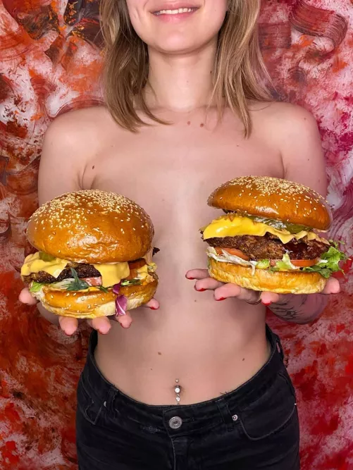 do you want to try my burgers ? :)